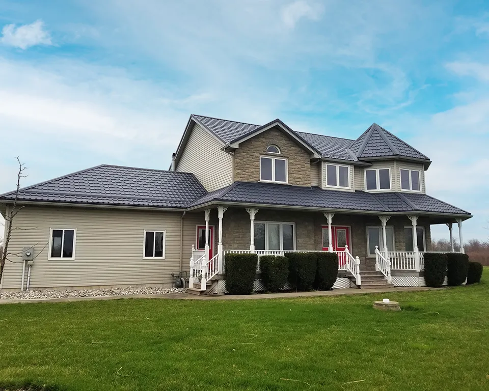 algoma tile slate grey house