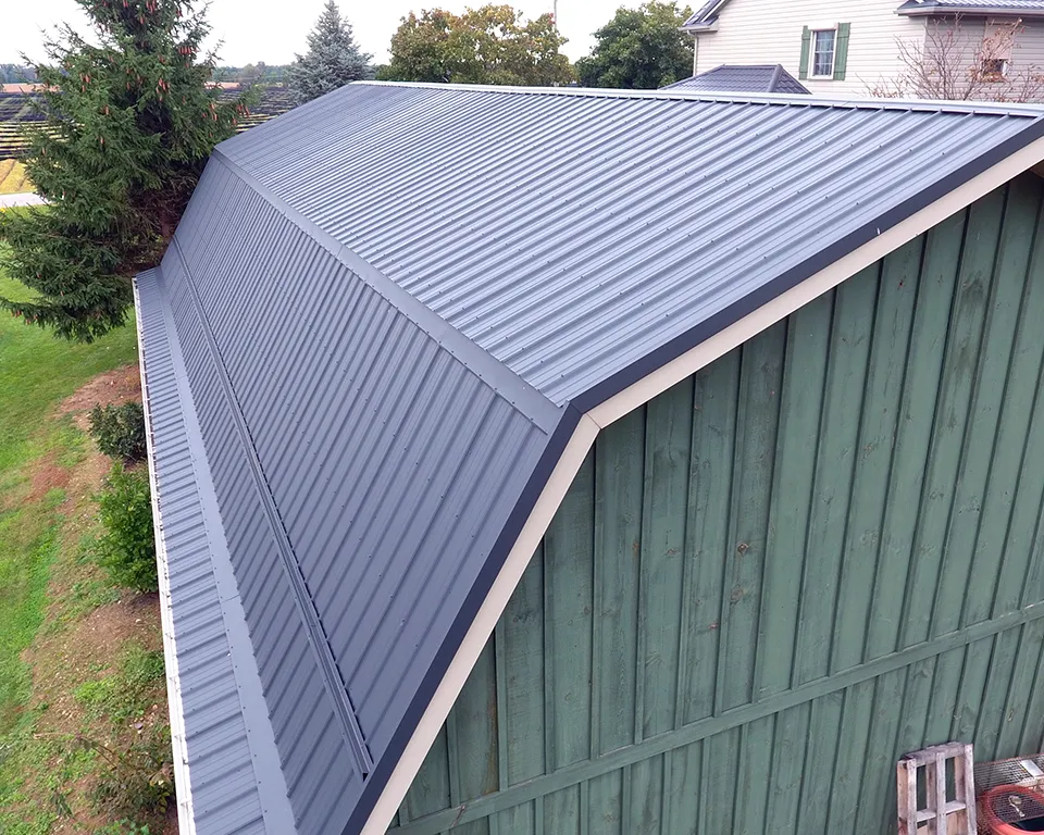 tuff rib blue grey barn